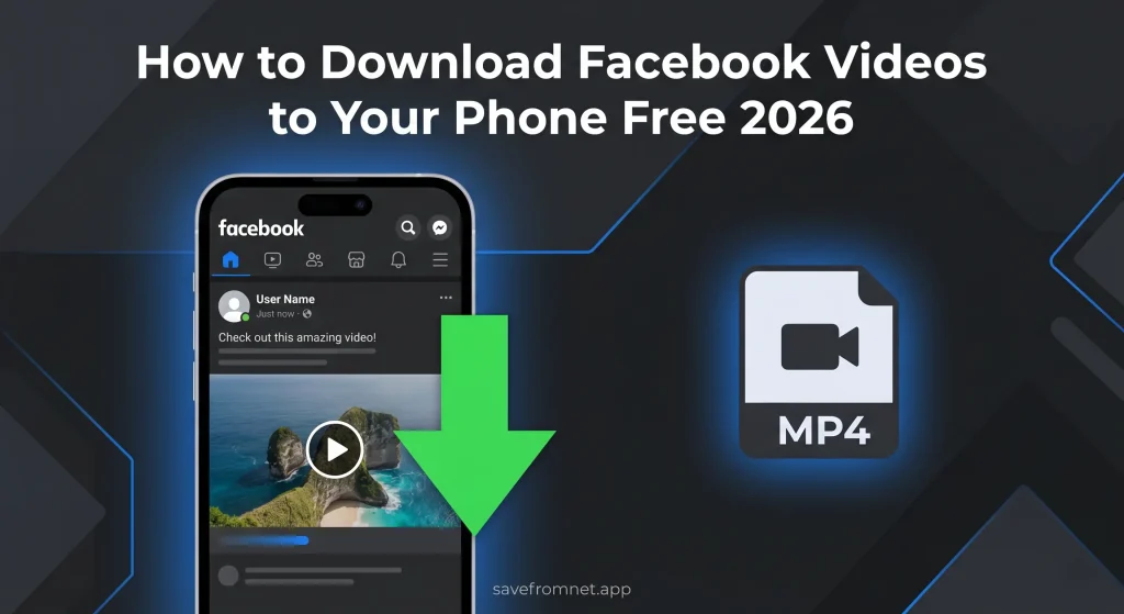 How to Download Facebook Videos to Your Phone (Free, Fast & No App Needed — 2026)